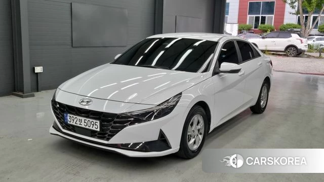 Hyundai Avante (CN7) 2022 Белый из Кореи
