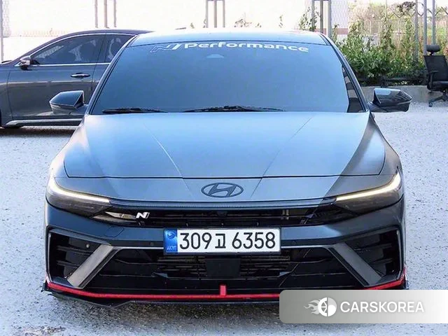 Hyundai The New Avante (CN7) 2023 Синий из Кореи