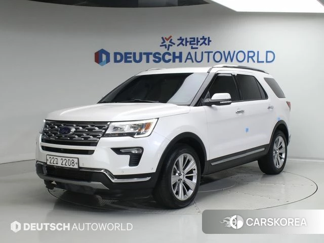Ford Explorer 2018 Белый из Кореи