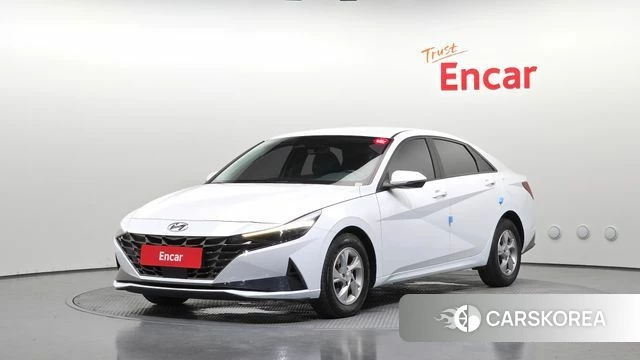 Hyundai Avante (CN7) 2020 Белый из Кореи