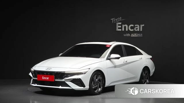 Hyundai The New Avante (CN7) 2024 Белый из Кореи