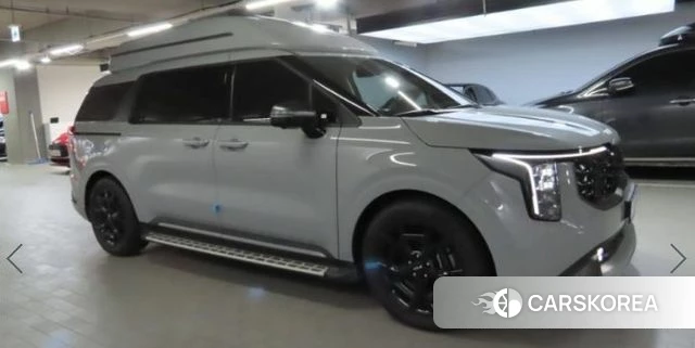 Kia The New Carnival 4th Generation 2024 Серебристо-серый из Кореи