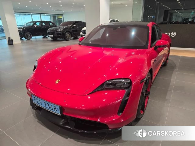 Porsche Taycan 2021 Красный из Кореи