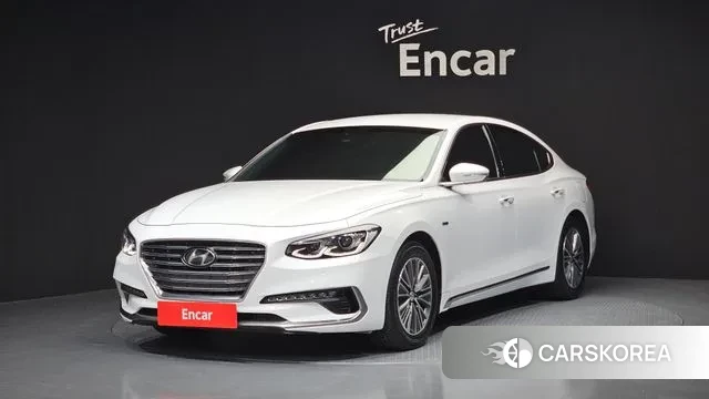 Hyundai Grandeur IG Hybrid 2018 Белый из Кореи