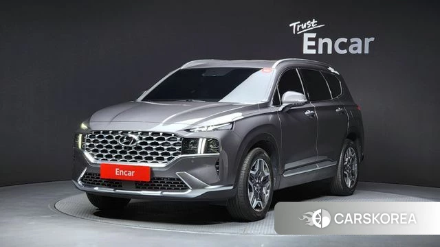 Hyundai The New Santa Fe 2021 Серый из Кореи