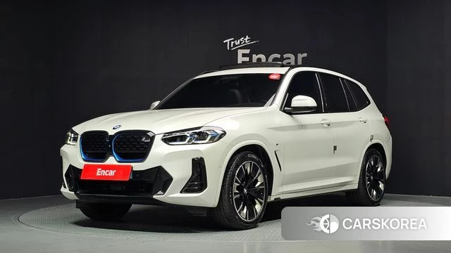 BMW iX3 2023 Белый из Кореи