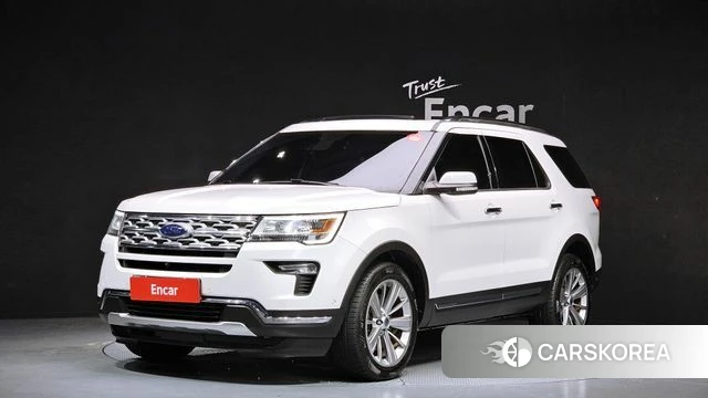 Ford Explorer 2018 Белый из Кореи