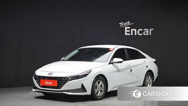 Hyundai Avante (CN7) 2020 Белый из Кореи