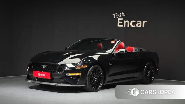 Ford Mustang 2021 Черный из Кореи