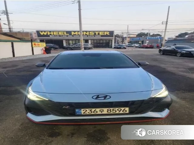 Hyundai Avante (CN7) 2022 Синий из Кореи