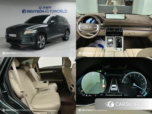 Genesis GV80 2022 Темно-зеленый из Кореи