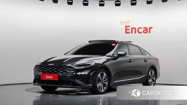 Kia K8 Hybrid 2022 Серый из Кореи