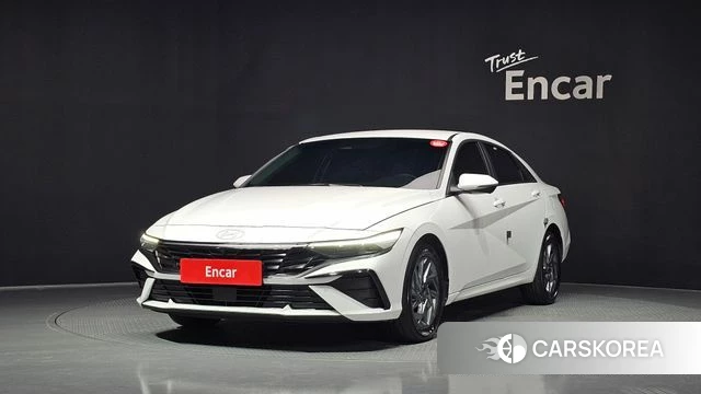 Hyundai The New Avante (CN7) 2023 Белый из Кореи
