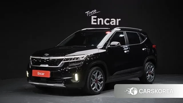 Kia Seltos 2020 Черный из Кореи
