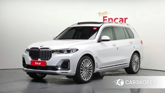 BMW X7 (G07) 2021 Белый из Кореи