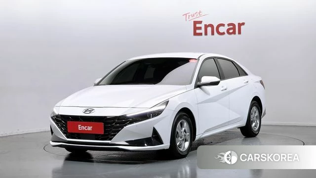 Hyundai Avante (CN7) 2021 Белый из Кореи