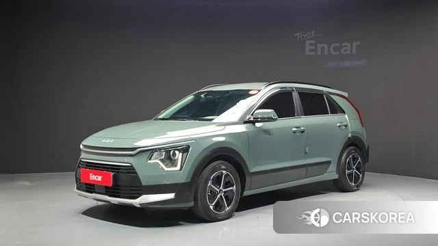 Kia Di Ol Nu Niro 2023 Зеленый из Кореи