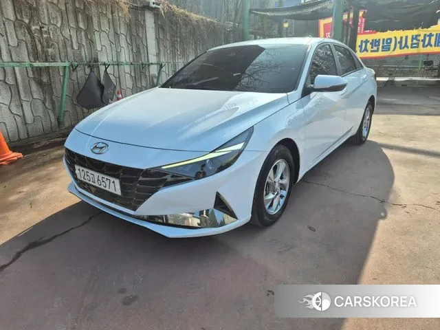 Hyundai Avante (CN7) 2020 Белый из Кореи