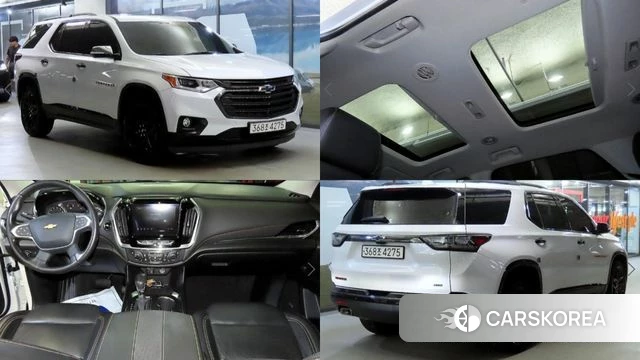 Chevrolet (GM Daewoo) Traverse 2021 Белый из Кореи