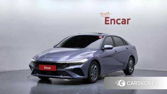 Hyundai The New Avante (CN7) 2023 Небесно-голубой из Кореи