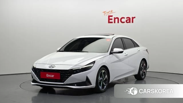 Hyundai Avante (CN7) 2020 Белый из Кореи