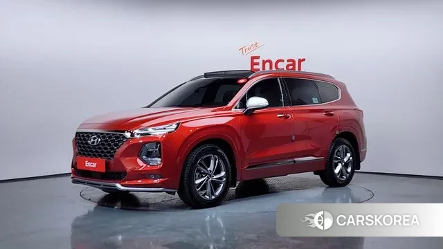 Hyundai Santa Fe TM 2019 Красный из Кореи