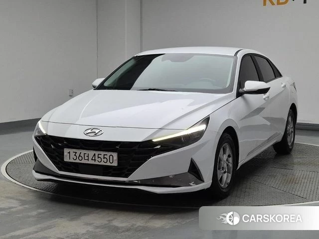 Hyundai Avante (CN7) 2021 Белый из Кореи
