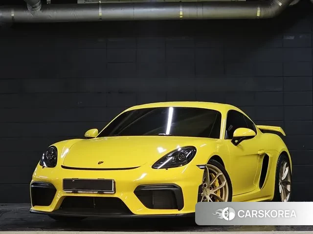 Porsche 718 Cayman 2023 Желтый из Кореи