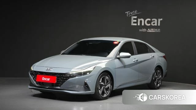 Hyundai Avante (CN7) 2021 Серый из Кореи