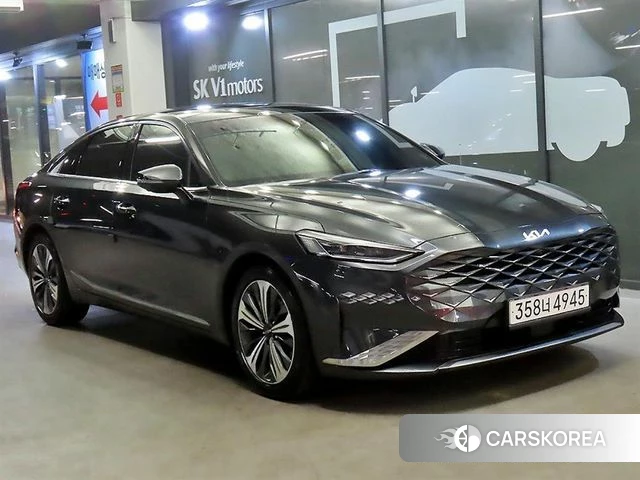 Kia K8 Hybrid 2022 Серый из Кореи