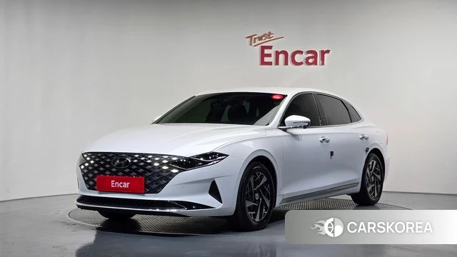 Hyundai The New Grandeur IG Hybrid 2021 Белый из Кореи