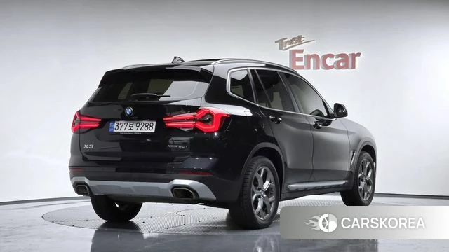 BMW X3 (G01) 2022 Черный из Кореи