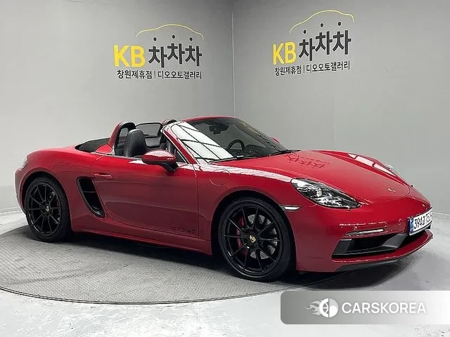 Porsche 718 Boxster 2023 Красный из Кореи