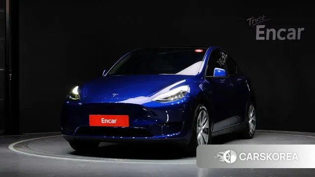 Tesla Model Y 2023 Синий из Кореи