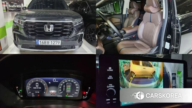 Honda Pilot 4th generation 2024 Черный из Кореи