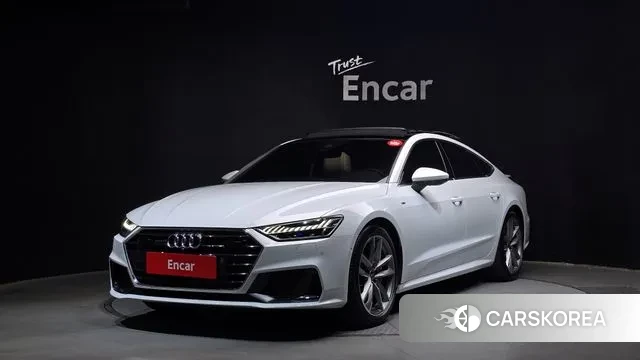 Audi A7 (4K) 2021 Белый из Кореи