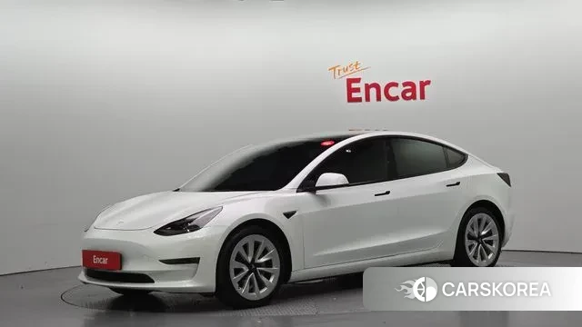 Tesla Model 3 2022 Белый из Кореи