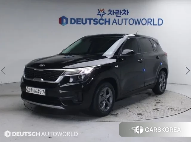 Kia Seltos 2019 Черный из Кореи