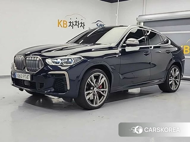 BMW X6 (G06) 2022 Черный из Кореи