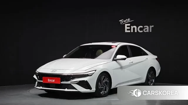 Hyundai The New Avante (CN7) 2023 Белый из Кореи