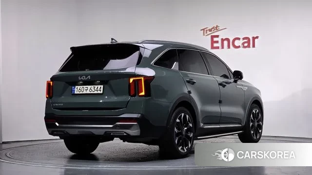 Kia The New Sorento 4th Generation 2023 Темно-зеленый из Кореи