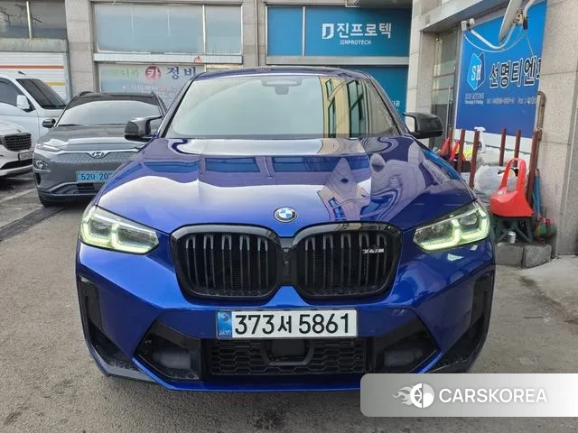 BMW X4M (G02) 2024 Синий из Кореи