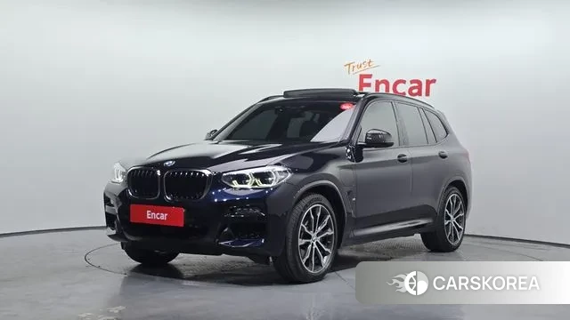 BMW X3 (G01) 2021 Черный из Кореи