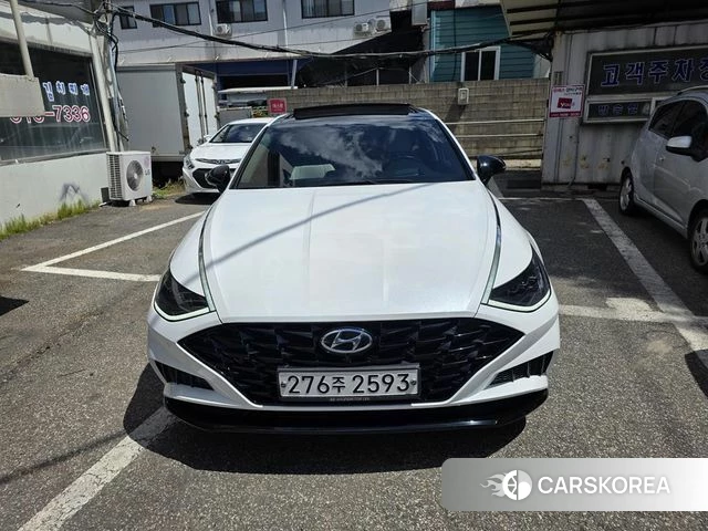 Hyundai Sonata (DN8) 2020 Белый из Кореи
