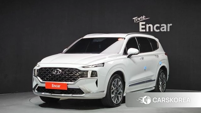 Hyundai The New Santa Fe 2021 Белый из Кореи
