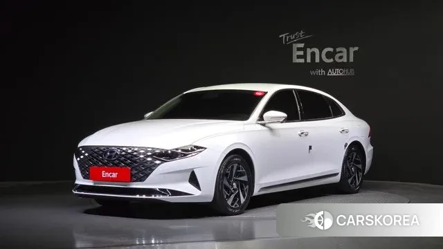 Hyundai The New Grandeur IG Hybrid 2021 Белый из Кореи