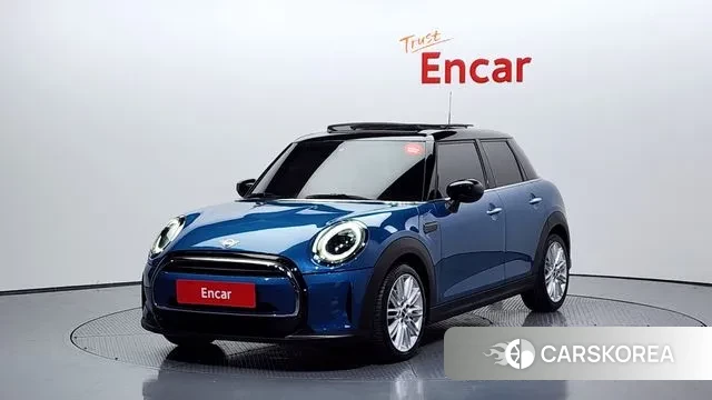 Mini Cooper 2021 Синий из Кореи
