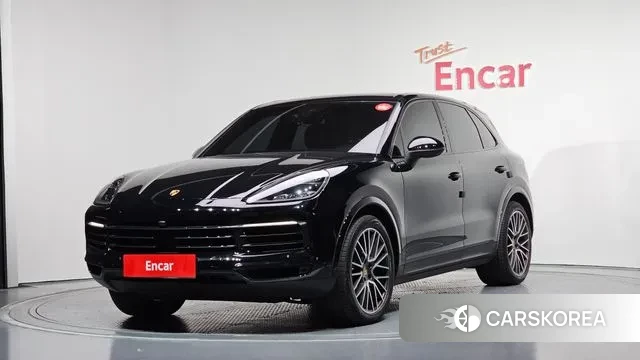 Porsche Cayenne (PO536) 2021 Черный из Кореи