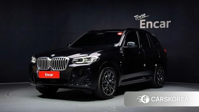 BMW X3 (G01) 2022 Черный из Кореи