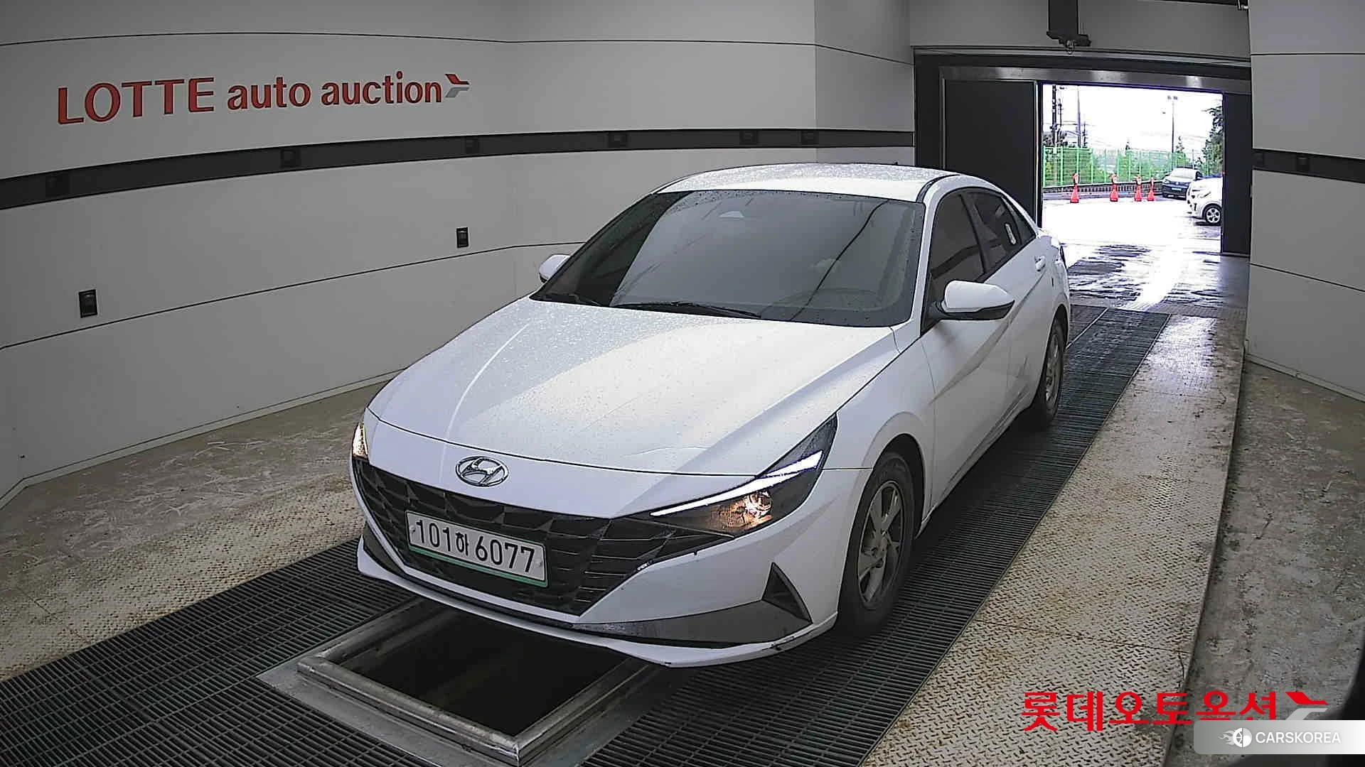 Hyundai Avante 2021 Белый из Кореи